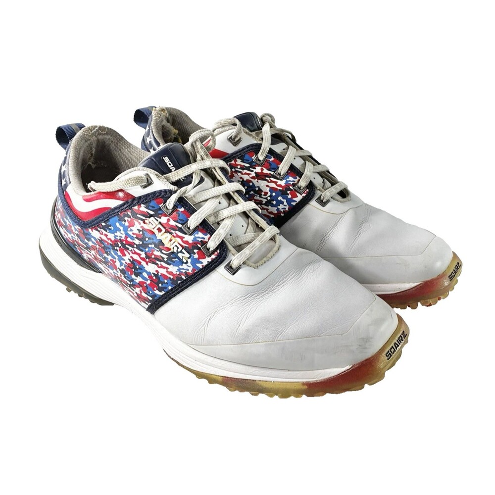 Arrow America's Sole Patriotic Red, White and Blue Golf Shoes Men's Size 10.5
